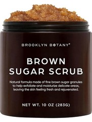 Brooklyn Botany Brown Sugar Body Scrub – Moisturizing and Exfoliating Body, Face