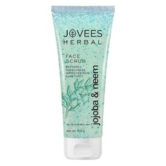 Jovees Herbal Jojoba & Neem Face Scrub For Oily and Sensitive Skin 100gm.