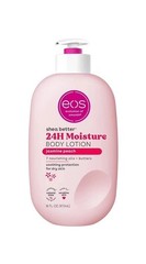 eos Shea Better Body Lotion- Jasmine Peach, Soothes Dry Skin, 16 fl oz
