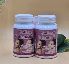 X2 Collagen + Glutathione Capsules -100 Capsules (2PCS) Expires 07/2027