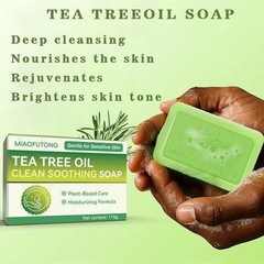 Tea Tree Oil Soap Deep Pore Cleansing Face Body Skin Nourishing 115g