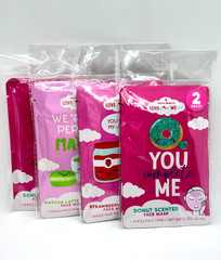 Taste Beauty Face Mask Assorted 4PK x 2Ct=8Ct in Total