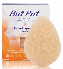 Pad Buff Puff Gentle Facial Sponge Deep Cleansing Exfoliating Remove Makeup 1 Ct