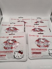 Lot 12 the Creme Shop Hello Kitty Wrinkle Warrior Hydrogel Forehead & Lip Mask