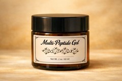 Multi-Peptide Hydrating Gel Face Moisturizer, Clear, 2 oz / 60 mL