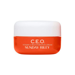 Sunday Riley CEO Vitamin C Rich Hydration Cream 0.5 Fluid Ounces Face Moisturize