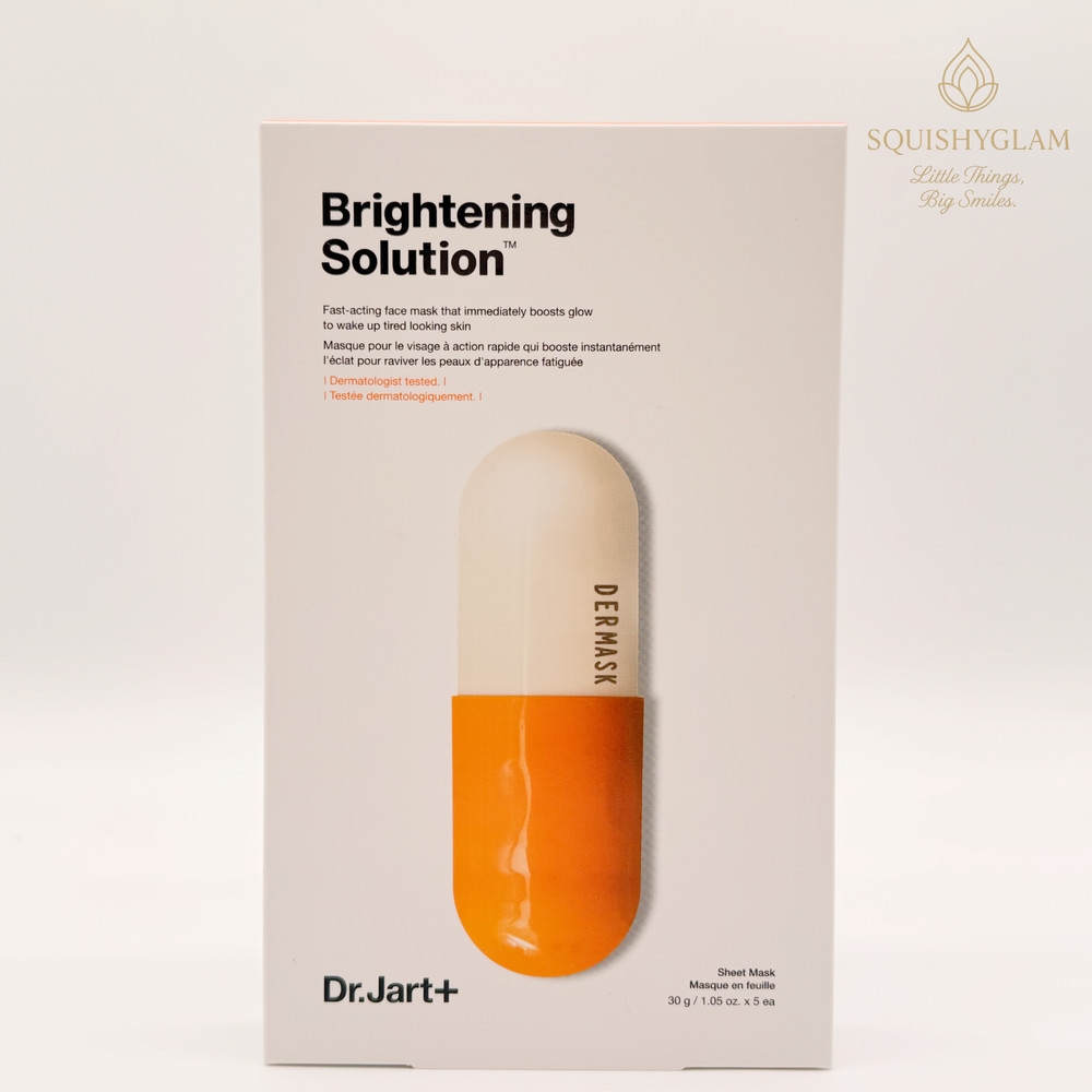 Dr. Jart+ Brightening Solution Dermask Micro Jet Sheet Mask Set of 5 NIB 5/2027