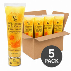YC Whitening Gold Caviar Facewash Brightening Cleanser Skincare PACK OF 5 x100ML
