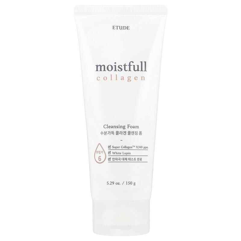 [US Seller] ETUDE Moistfull Collagen Cleansing Foam 150g 5.29 fl oz