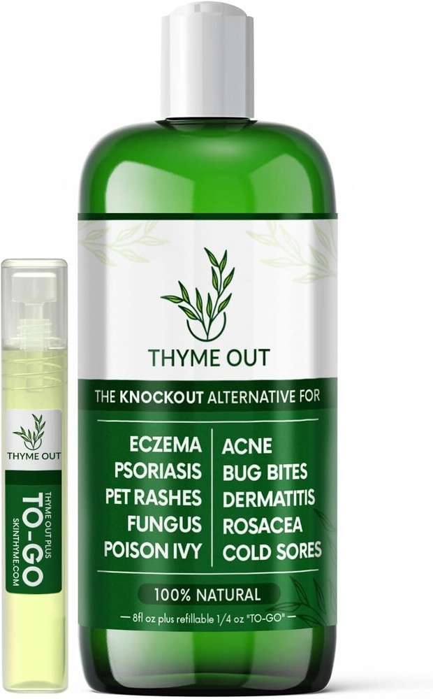Thyme Out plus Eczema Treatment Psoriasis Treatment Treats Acne Dermatitis Skin
