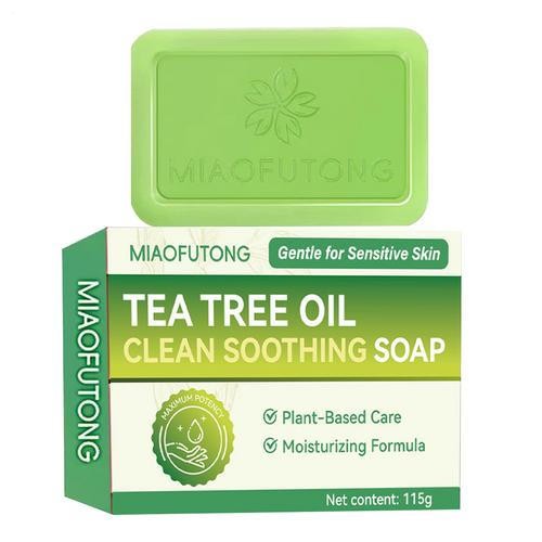 Tea Tree Oil Soap Deep Pore Cleansing Face Body Skin Nourishing 115g