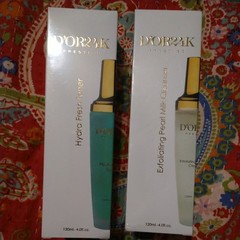 D&rsquo;OR24k Prestige exfoliating Milk Cleanser & Hydra Fresh Toner 4floz each