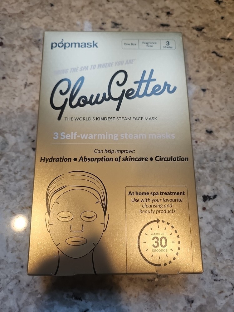 Popmask Glow Getter Self Warming Steam Face Masks (3 Masks)