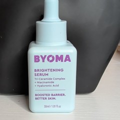 BYOMA Boosted Barrier Brightening Serum Niacinamide HA Hydrating 30ml