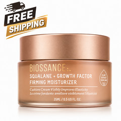 BIOSSANCE Squalane + Growth Factor Firming Moisturizer 15ml / 0.5oz New