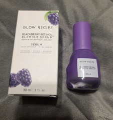 GLOW RECIPE Blackberry Retinol Blemish Serum 1oz Full Size NIB FREE SHIP