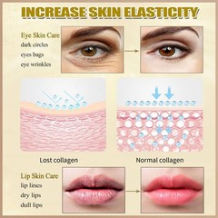 30 Pairs 24K Gold Eye Masks & Lip Masks, Under 2 Fl Oz (Pack of 1)