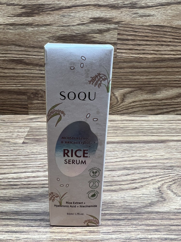 SOQU MOISTURIZING & BRIGHTENING RICE SERUM