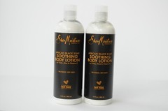 Shea Moisture African Black Soap Soothing Body Lotion Dry Skin 13 fl oz Lot of 2