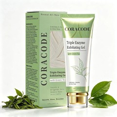 Triple Enzyme Green Tea Exfoliating Aqua Peel Gel, Deep Pore Face Exfoliant, Gen