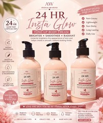 24 HR Insta Glow Tone-Up Body Cream | Niacinamide & Aloe Vera | 8 oz