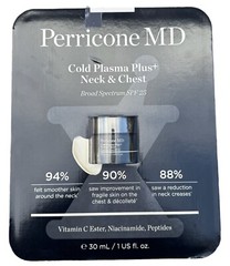 Perricone MD Cold Plasma Plus+ Neck & Chest Broad Spectrum SPF 25 New Sealed
