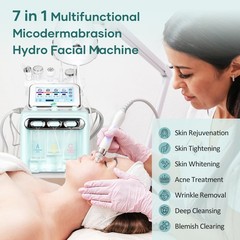 7 in 1 Hydro Water Dermabrasion Machine for Skin Cleanse Salon Beauty Studio