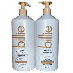 2x Billie Bounce Hydrating Body Lotion Vanilla Cedar Hyaluronic Acid 18oz