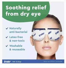 1pack AUTHENTIC Bruder Moist Heat Microwave Activated Eye Mask SEALED