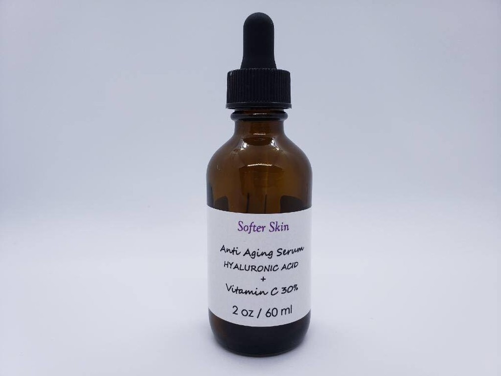 Pure Vitamin C 30% Hyaluronic Acid Serum For Face BEST Anti Aging In 7 Sizes
