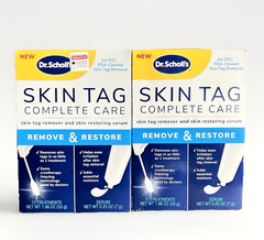 Dr. Scholl&rsquo;s Skin Tag Complete Care Remove & Restore Kit – 2 BOXES – Exp 01/2027