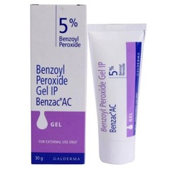 BENZAC AC 5% gel benzoyl peroxide acne pimple galderma – 30g, FREE FAST SHIP