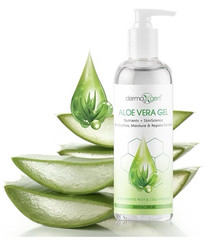 dermaXgen Aloe Vera Gel Organic Cold Pressed w/ Vitamins C & E 8.5 fl oz