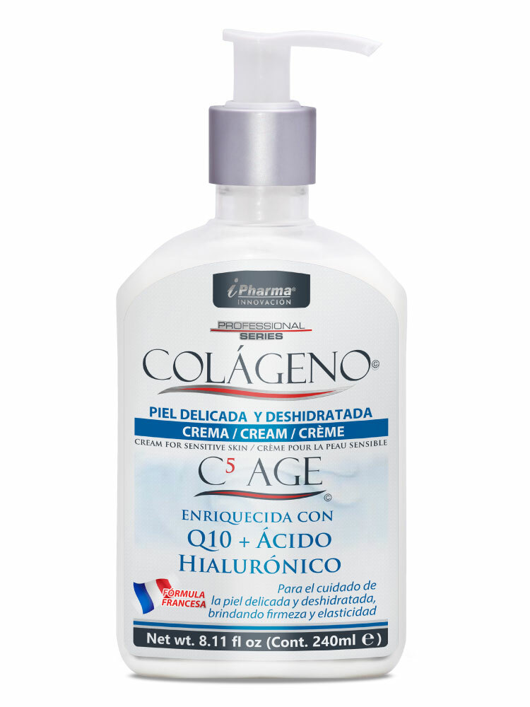 iPharma Colageno – Collagen C5 AGE Face, Neck, and Hand Lotion