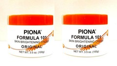 Piona Original Skin Brightening Cream 3.5 oz Formula 101 [Set of 2]
