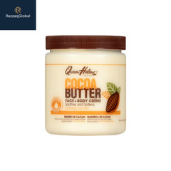 Queen Helene Cocoa Butter Crème Face & Body Lotion for Dry Skin, 15 oz