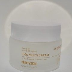 PRETTYSKIN Rice Multi Cream Hydrating Face & Neck Moisturizer Cream 3.38 oz
