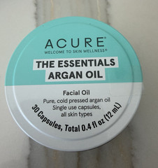 Acure The Essentials Organic Argan Oil Facial Oil 30 Capsules 0.4 fl oz