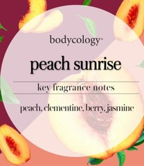 Bodycology PEACH SUNRISE Set 🍑 1-Body Wash 🍑 1- Body Cream 🍑 1-Fragrance Mist