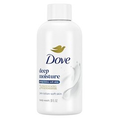 Dove Body Wash Deep Moisture for 24hr Lotion-Soft 3 Ounce (Pack of 1), White