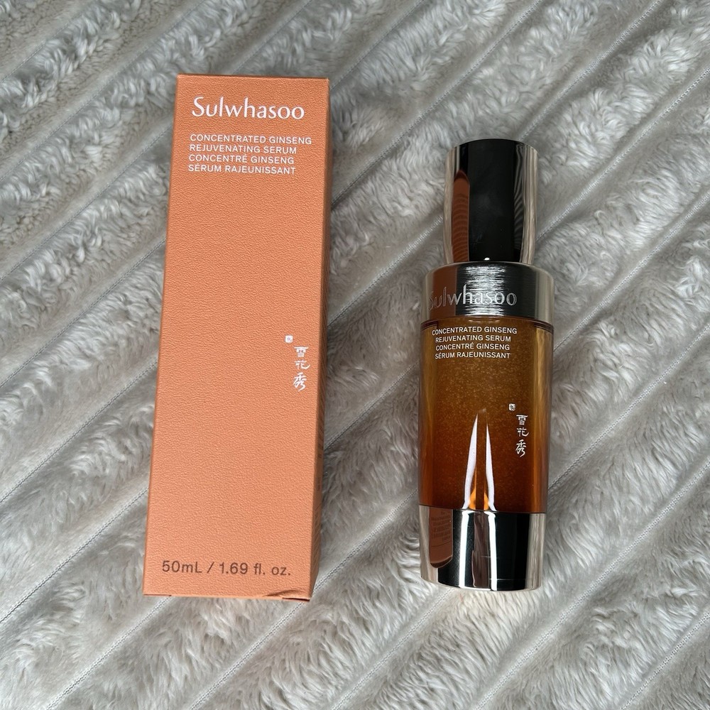 New Sulwhasoo Concentrated Ginseng Rejuvenating Serum – 1.7 fl oz NIB $215