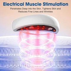 Electric Eye Massager Red Light Therapy For Dark Circles Eye Bags and Puffiness