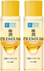 Hada Labo Gokujun Premium Hyaluron Liquid 5.7 fl oz (170 ml) 2 Pack Set