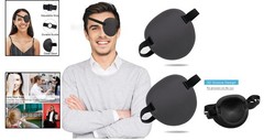2PCS Adjustable 3D Eyepatch, Comfortable Medical Eye Patches for All Ages
