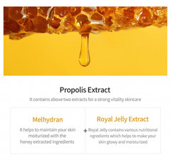 JMsolution Honey Luminous Royal Propolis Toner XL 20.28 fl oz.2 Face Mask Sheet
