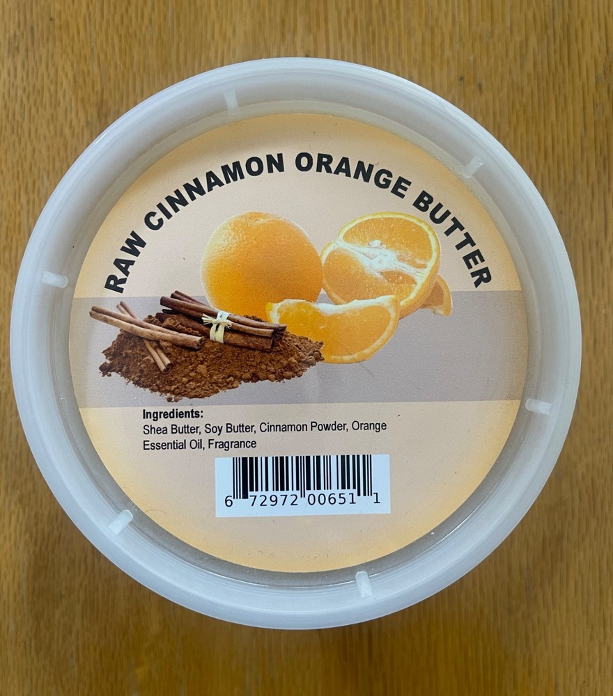 Raw Cinnamon Orange Butter – 14 oz