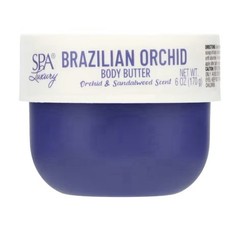 Spa Luxury Brazilian Orchid Body Butter – Orchid & Sandalwood – 6 oz (170 g)