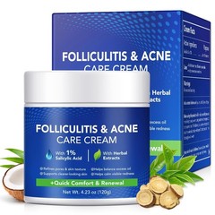Folliculitis Acne Treatment Cream 2% Salicylic Acid Face Body Ingrown Hair 120 g