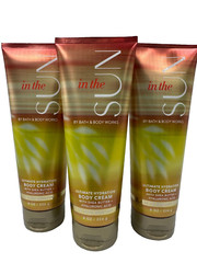 NEW Bath & Body Works Lot of 3 Tubes In The Sun Body Cream Lotion 8 oz