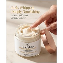 100% Grass-Fed Beef Tallow Skin Repair Cream – Nourishing & Hydrating UNSCENTED